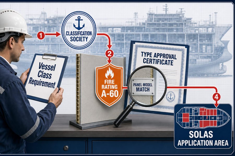 Vessel Class Requirement Panel Certificate Match