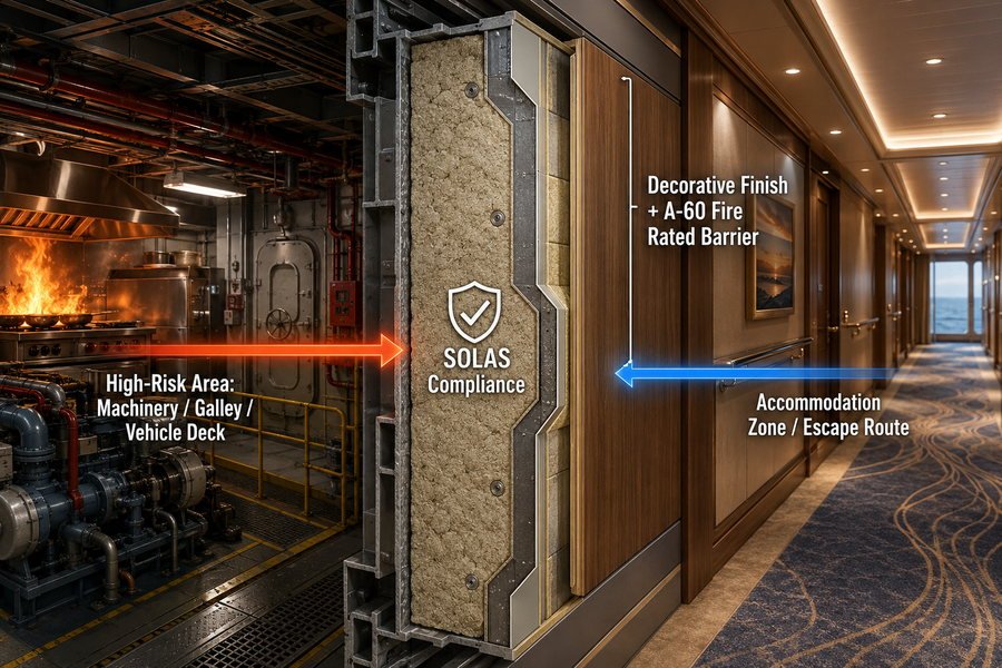 A-60 Decorative Marine Accommodation Panel