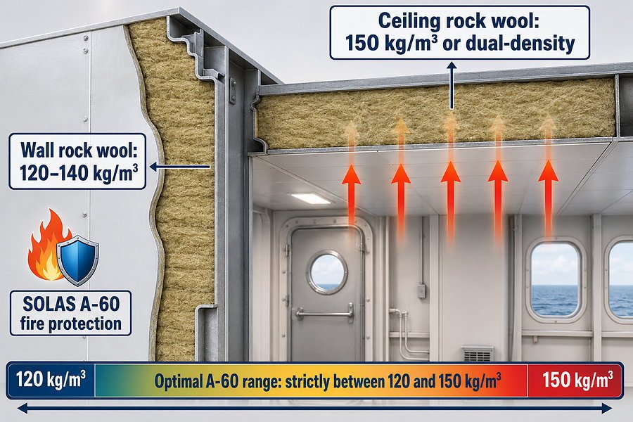 A60 Marine Rock Wool Density Guide