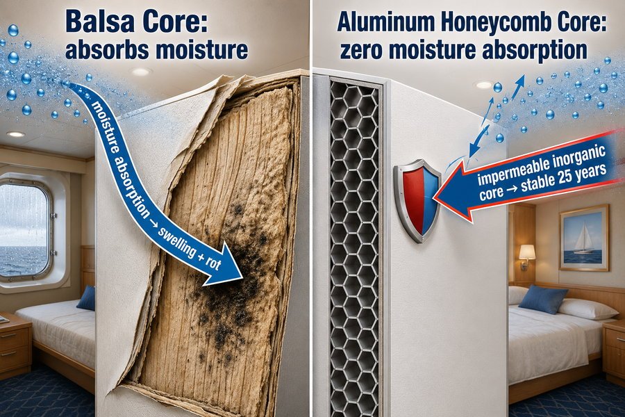 Aluminum Honeycomb Beats Balsa on Moisture
