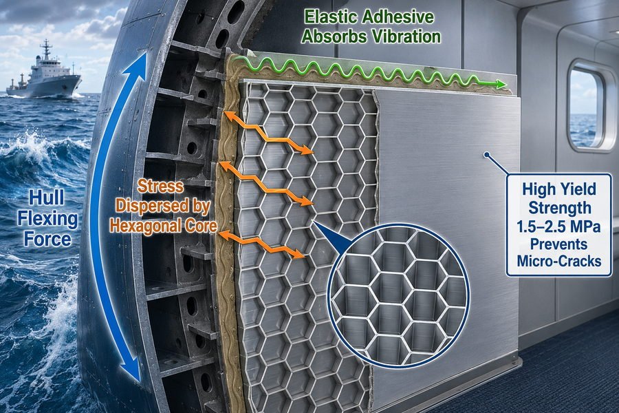 Aluminum Honeycomb Panel Hull Flexing Fatigue Resistance