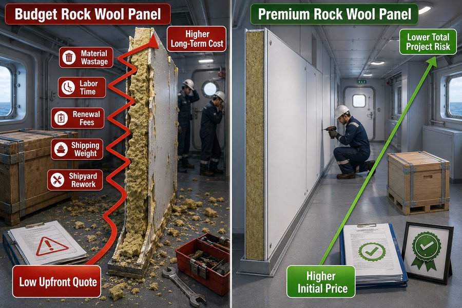Budget vs Premium Rock Wool Panel Hidden Costs
