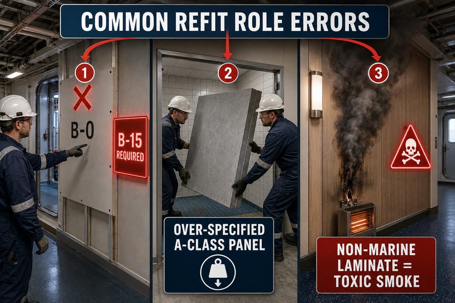 Common Panel Role Errors in Refit Projects