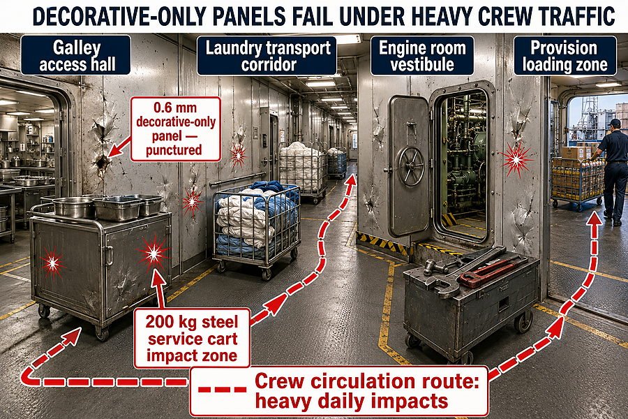 Crew Route Panel Failure