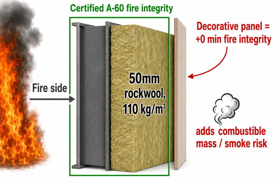 Decorative Marine Panel A60 Fire Integrity