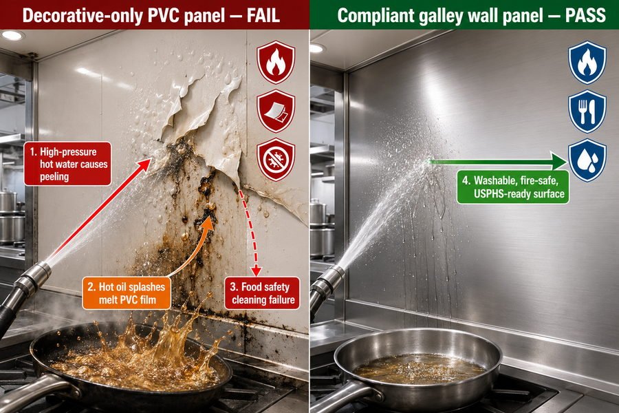 Decorative Only Panel Failure In Galleys