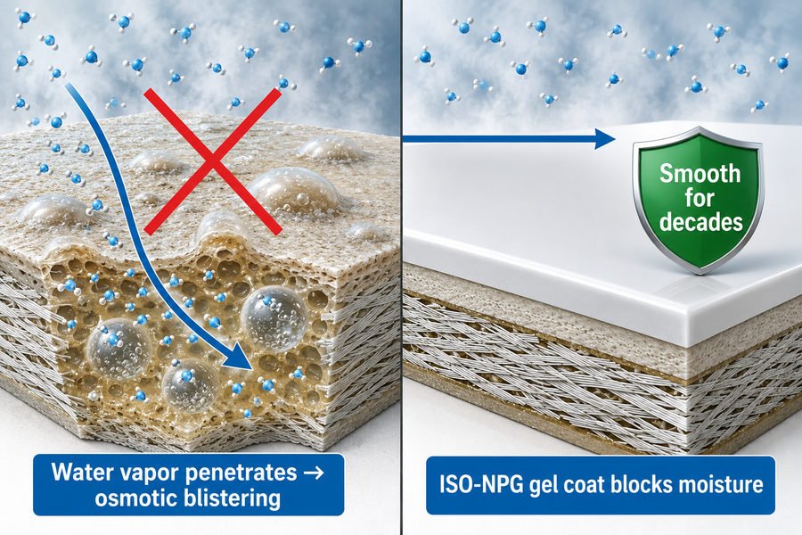 Humidity Blistering Protection