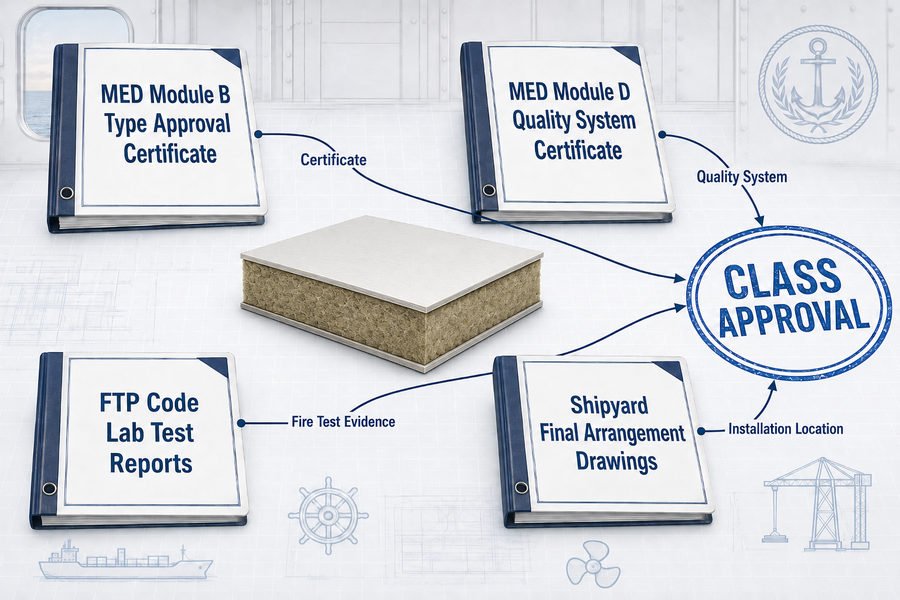 Marine Accommodation Panel Core Approval Documents