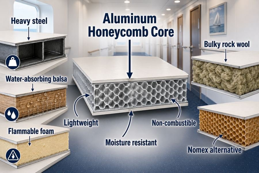 Marine Accommodation Panel Core Comparison
