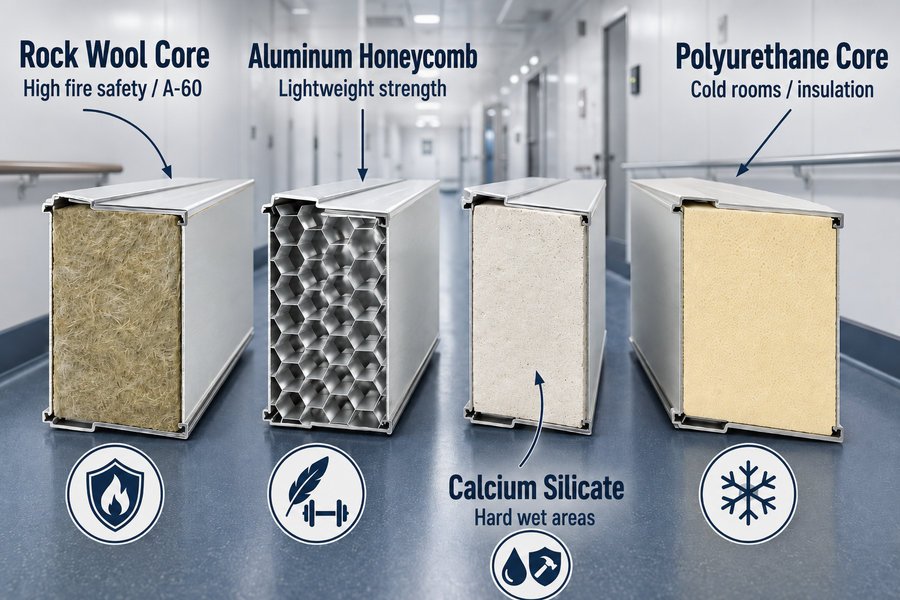 Marine Accommodation Panel Core Options