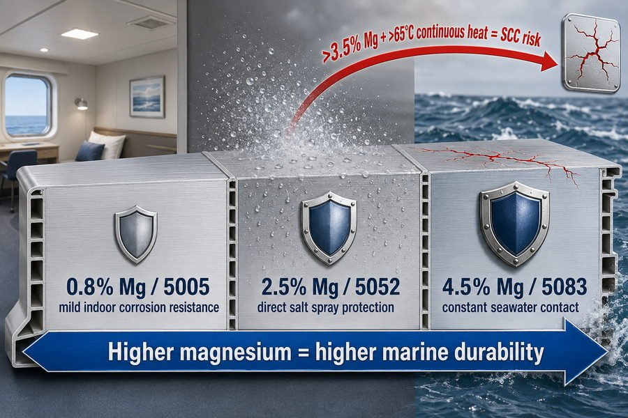 Marine Accommodation Panel Magnesium Durability