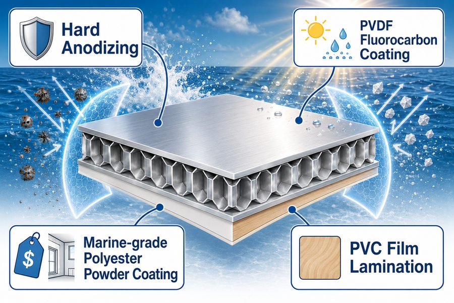 Marine Aluminum Honeycomb Panel Oxidation Prevention