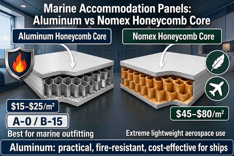 Marine Aluminum Nomex Honeycomb Core Comparison