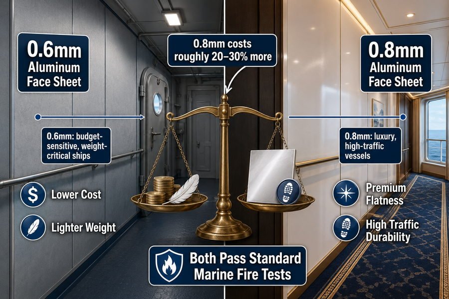 Marine Bulkhead Face Sheet Selection