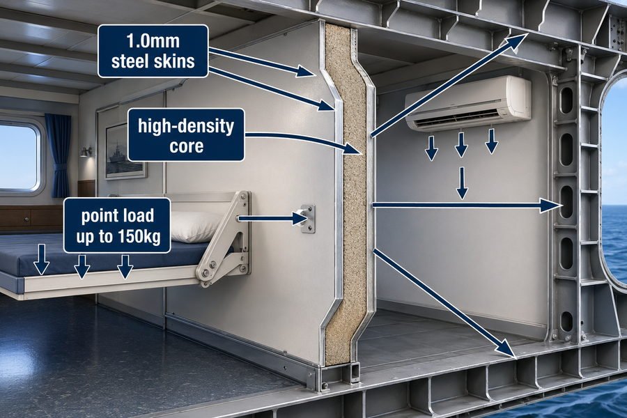 Marine Bulkhead Load Bearing Duties
