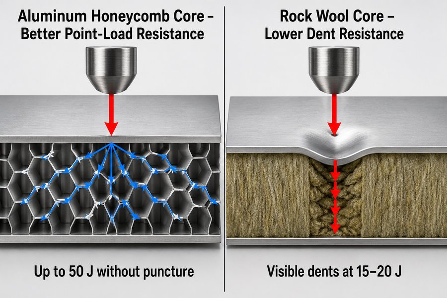 Marine Core Point Load Resistance Comparison