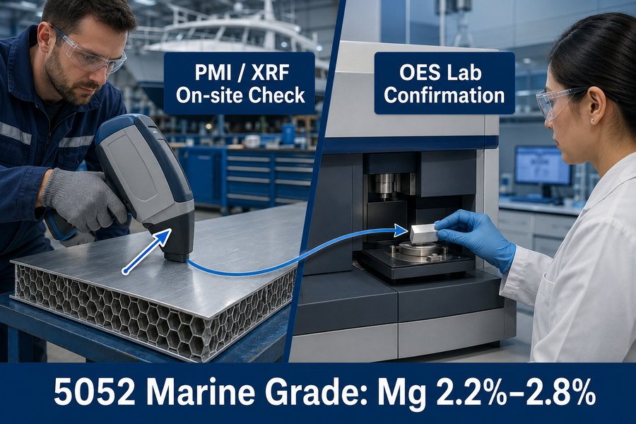 Marine Honeycomb Panel Alloy Verification