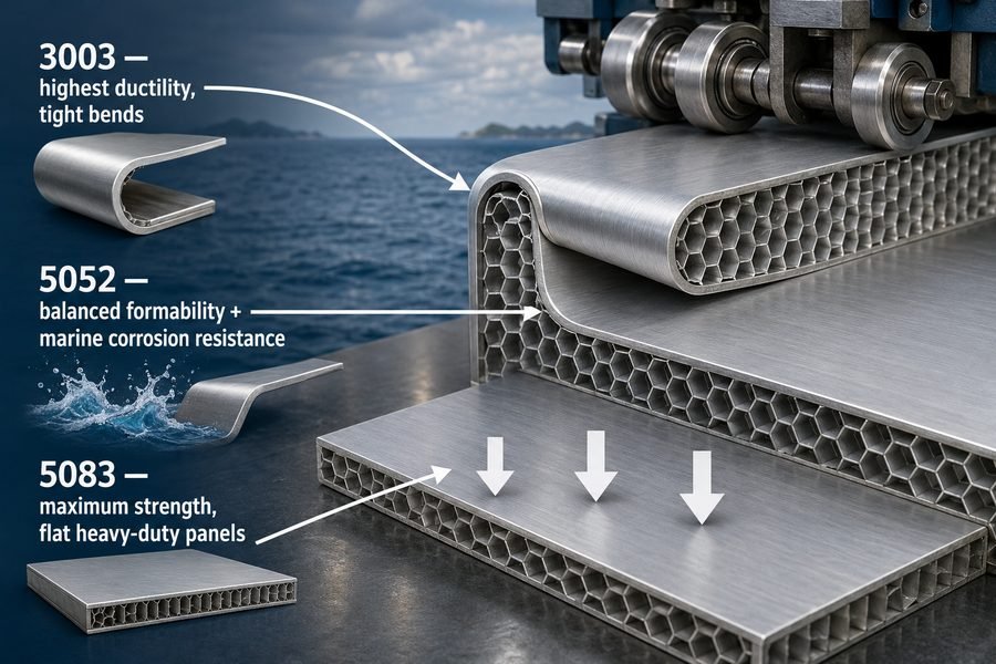 Marine Honeycomb Panel Roll Forming Alloys