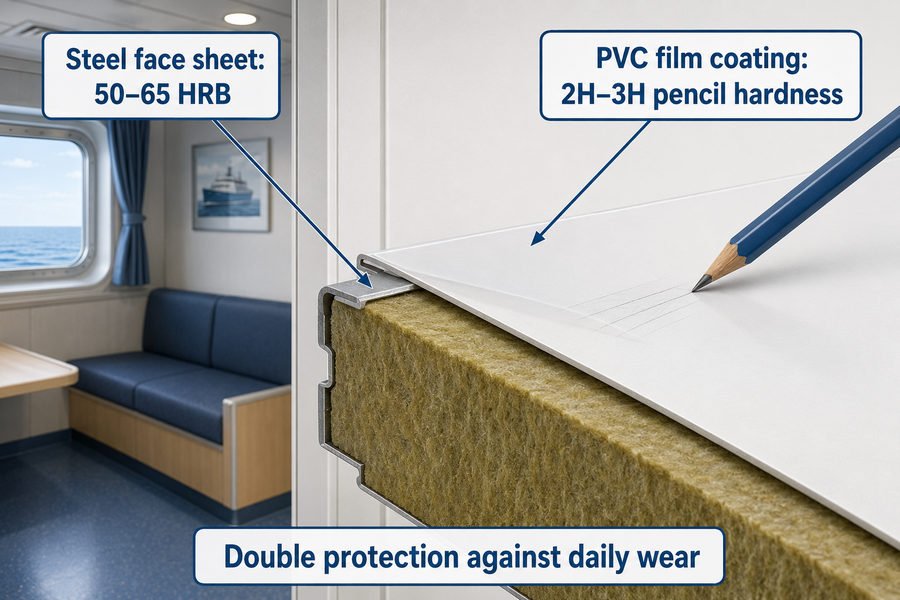 Marine Panel Surface Hardness