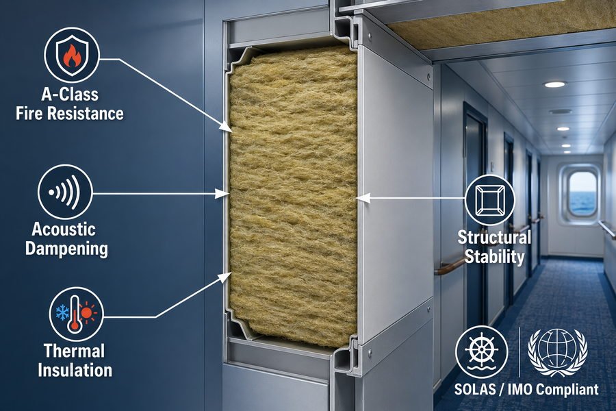 Why Is Rock Wool the Standard Core for Marine Wall & Ceiling Panels ...