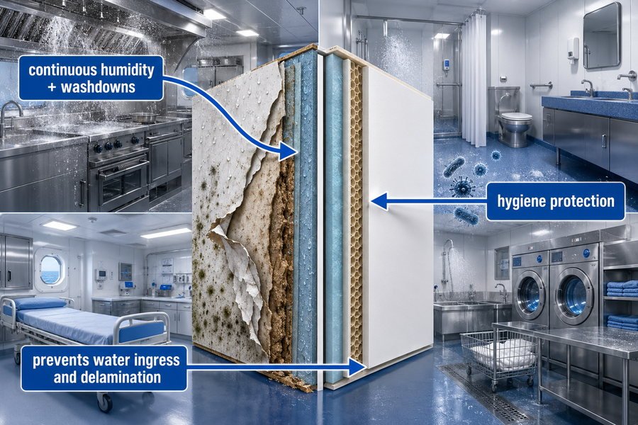 Marine Wet Area Panel Function