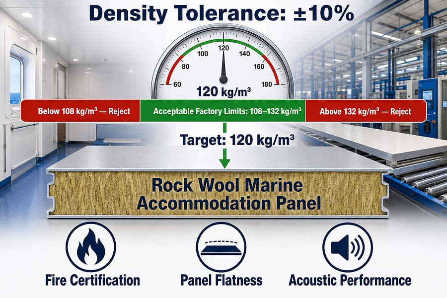 Rock Wool Panel Density Tolerance Limits