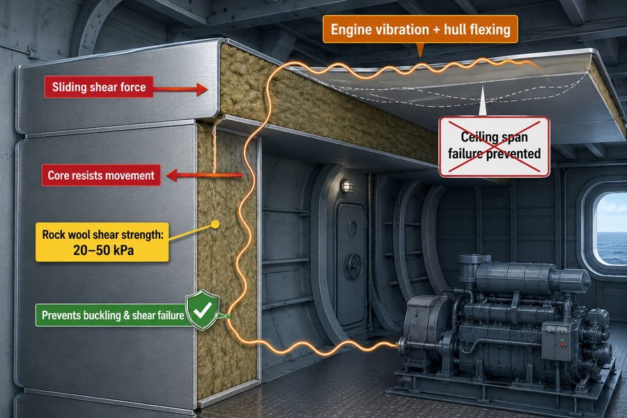 Rock Wool Shear Strength Panel Integrity