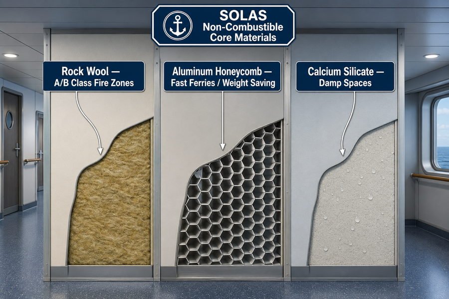 SOLAS Approved Core Materials
