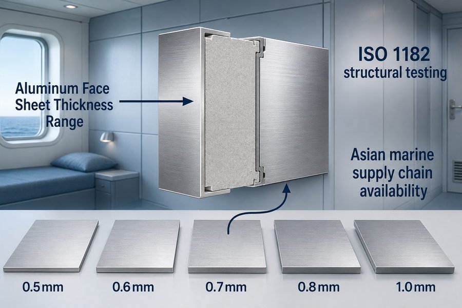Standard Aluminum Face Sheet Thickness Range