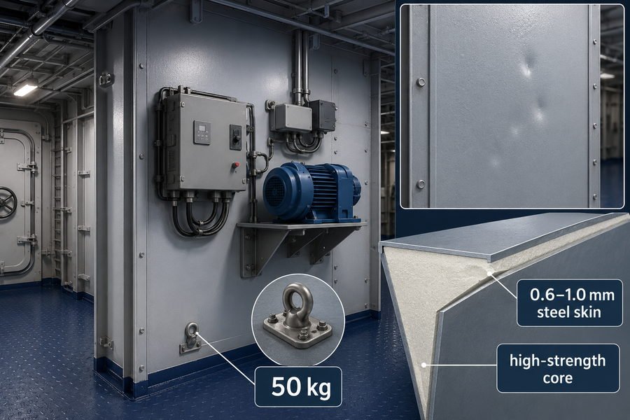 Structural Marine Panel Technical Bulkhead