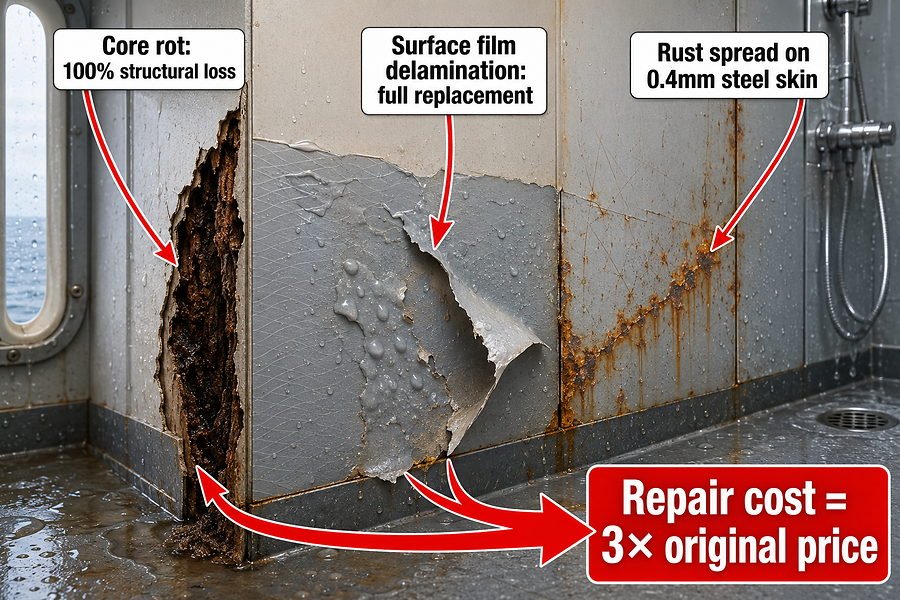 Wet Zone Panel Misuse Cost