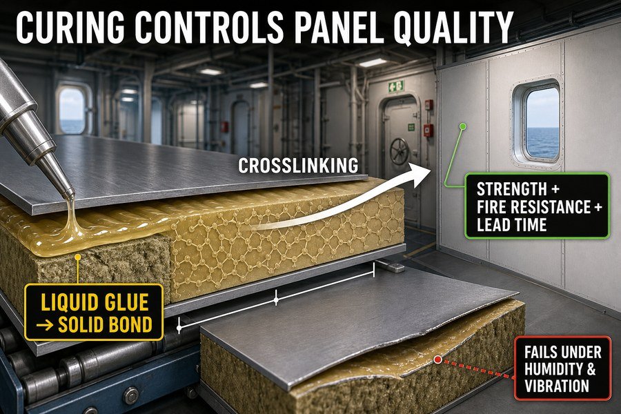 adhesive-curing-marine-panel-quality
