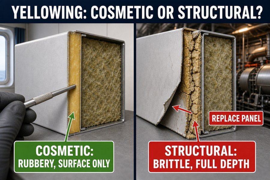 adhesive-yellowing-marine-panel-bond-decay