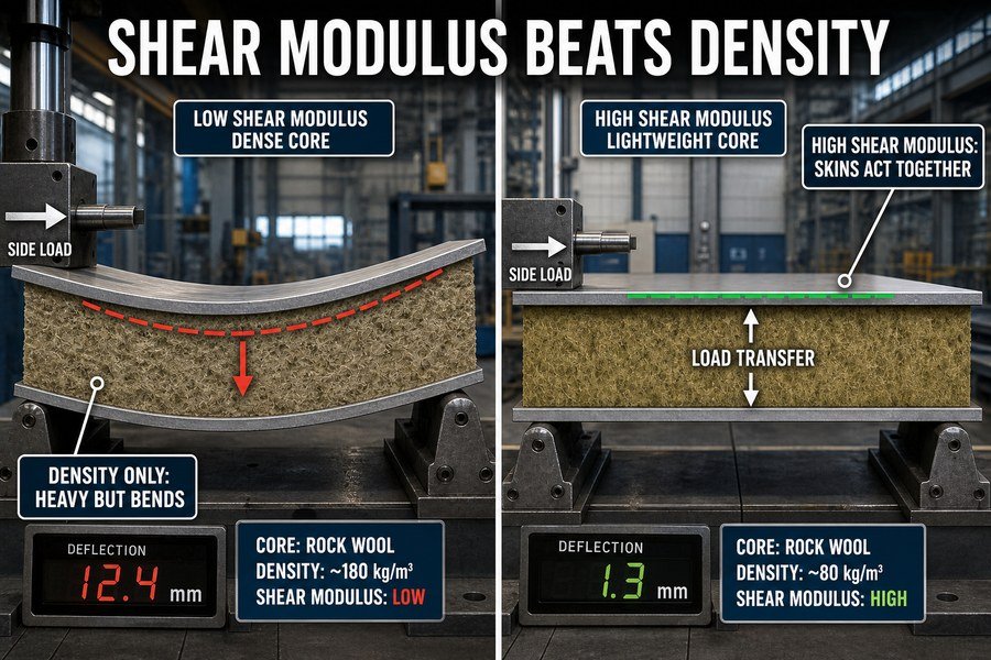 core-shear-modulus-marine-panels