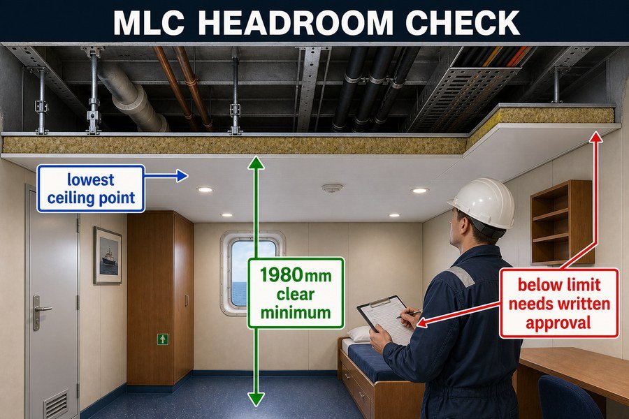 ilo-mlc-marine-ceiling-headroom-compliance