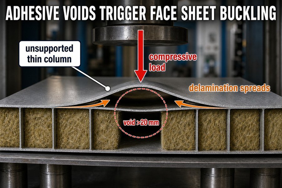 localized-adhesive-voids-face-sheet-buckling