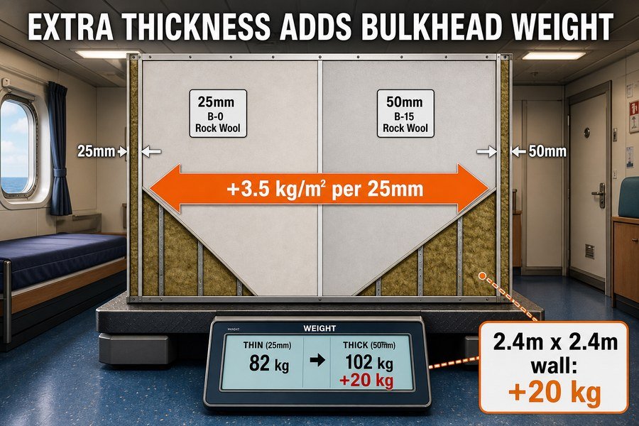 marine-bulkhead-panel-thickness-weight-addition