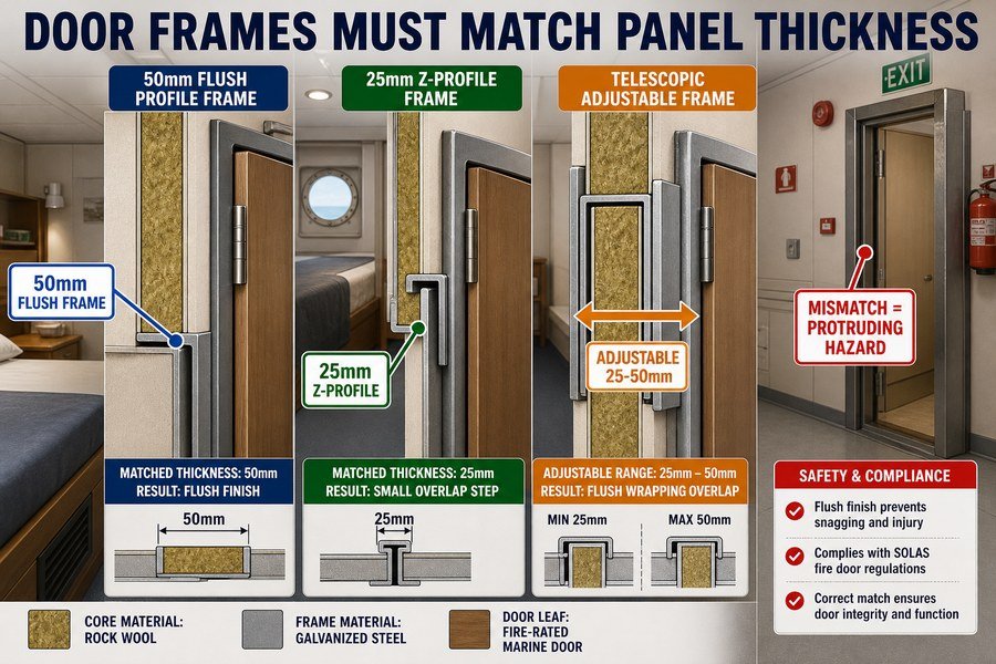 marine-door-frame-integration-methods