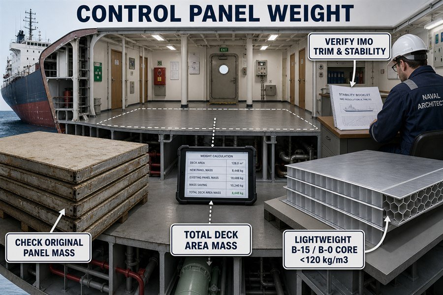 marine-insulation-panel-weight-control