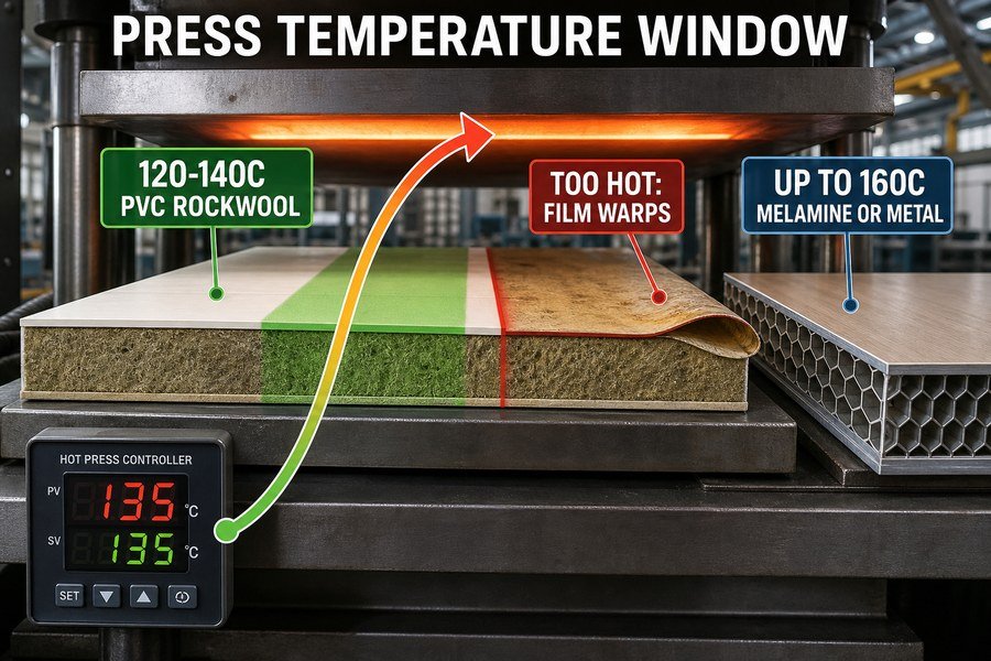 marine-panel-hot-press-temperature-window