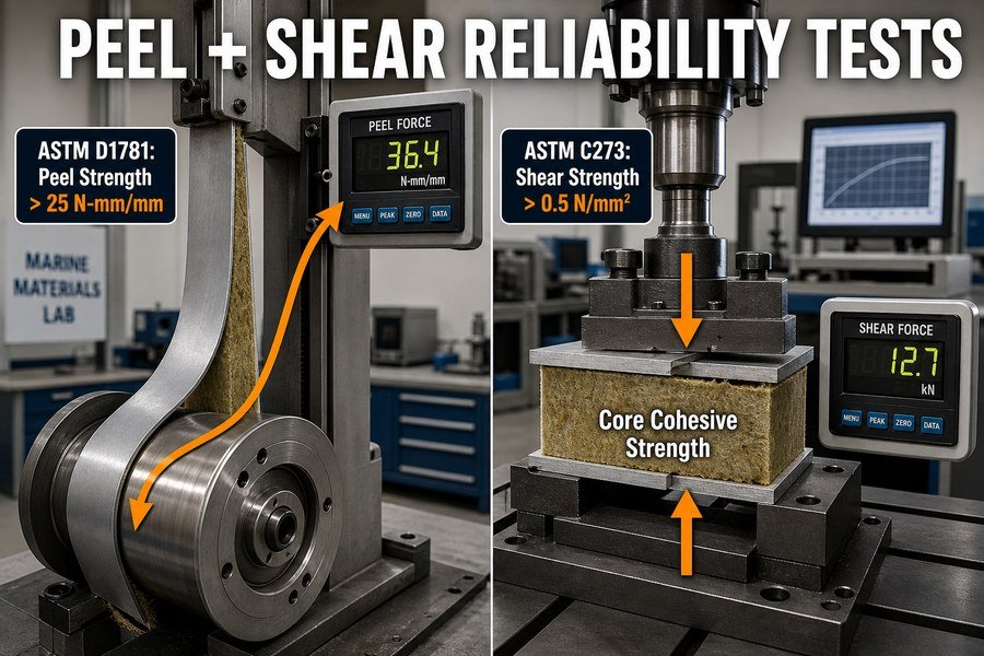 marine-panel-peel-shear-reliability-tests
