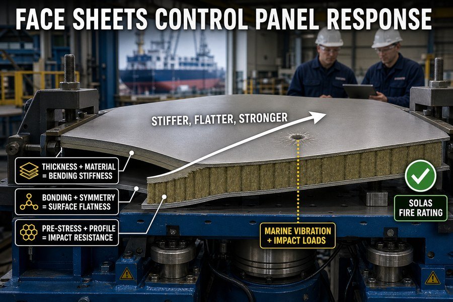 marine-sandwich-panel-face-sheet-mechanical-response