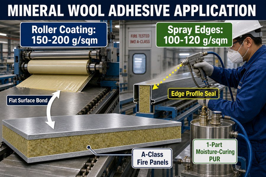 mineral-wool-panel-adhesive-application