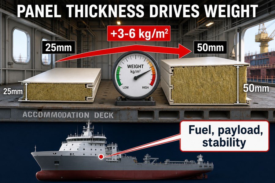 panel-thickness-influence-marine-weight