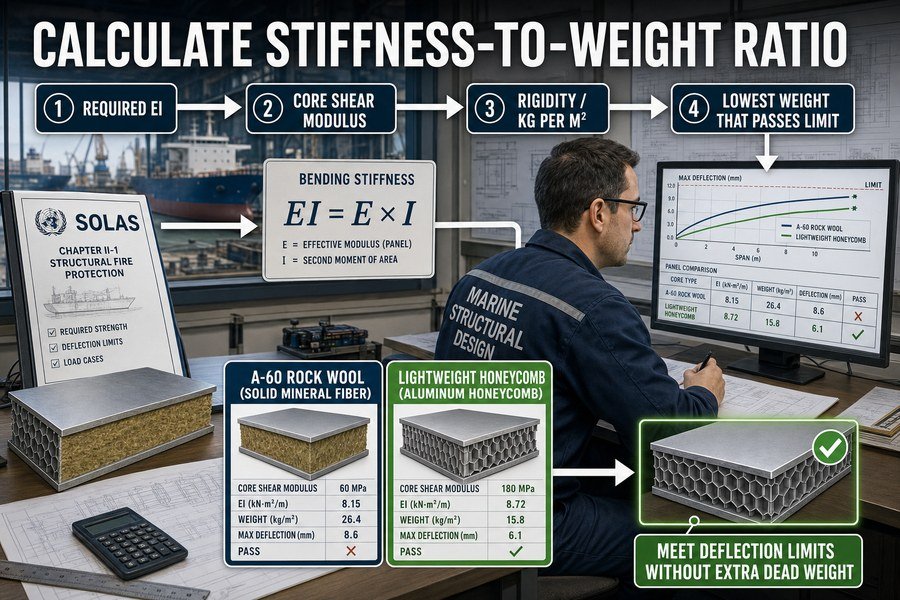 stiffness-to-weight-ratio-marine-panel-cores