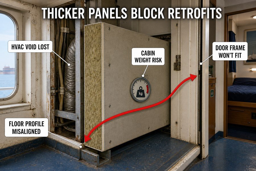 thicker-marine-wall-panels-retrofit-blockages