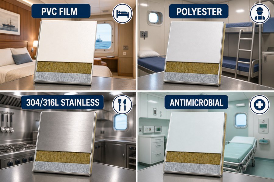 visible_steel_faced_panel_finish_options
