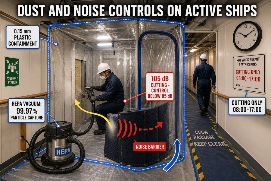 dust-noise-controls-marine-panel-retrofit