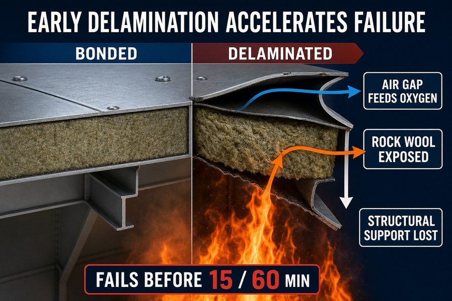 early-face-sheet-delamination-marine-ceiling-failure