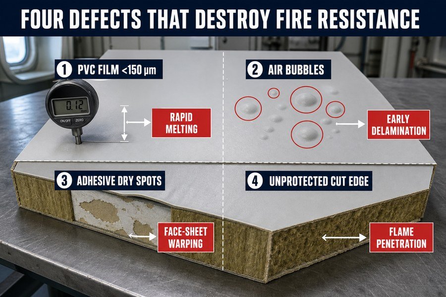face-sheet-defects-poor-marine-panel-fire-resistance